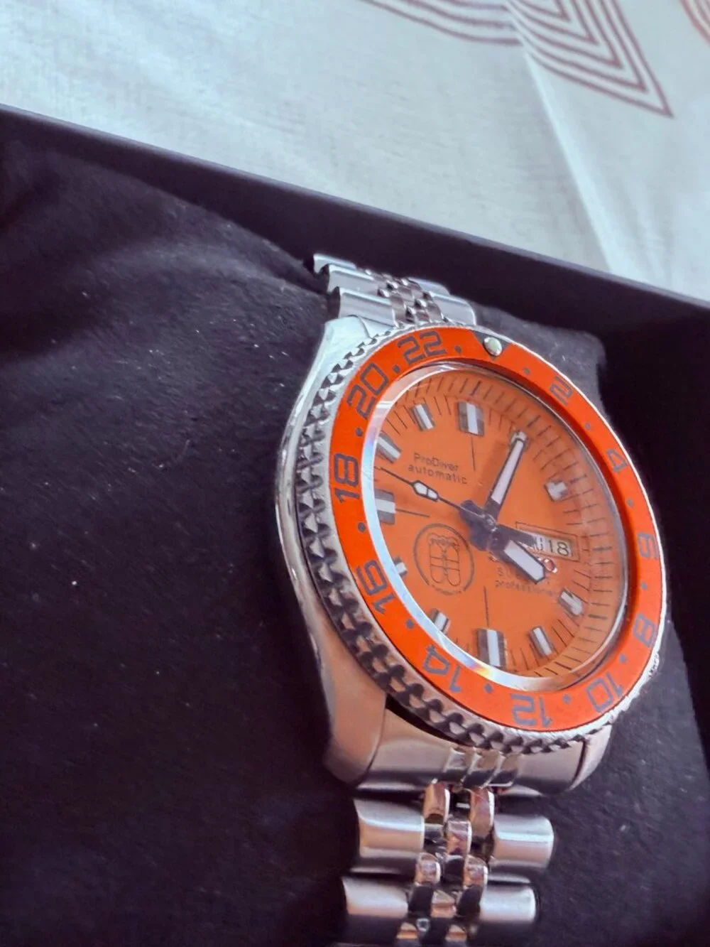 SEIKO DIVERS 7002-700J ORANGE PROFESSIONAL DIAL AUTOMATIC MENS WATCH - Picture 11 of 11